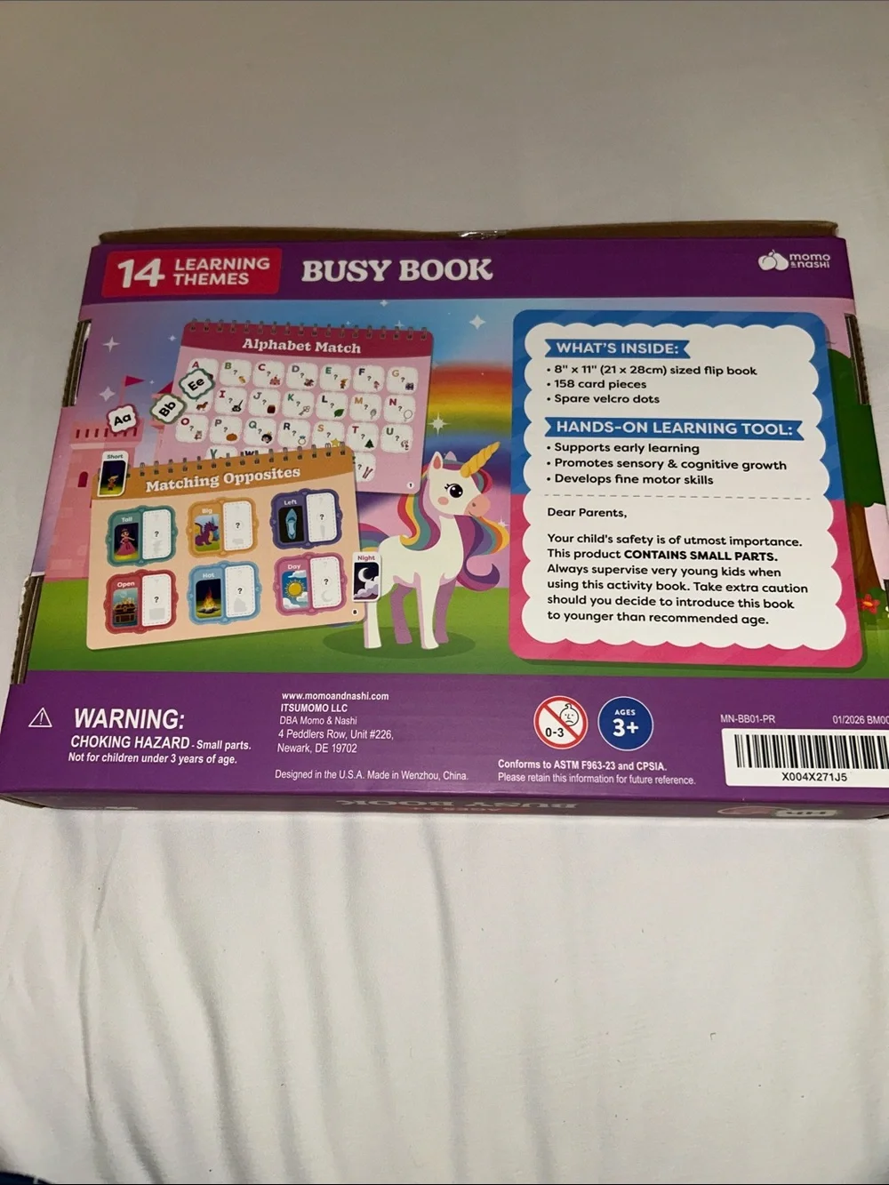 My Preschool Busy Book - Purple Interactive Learning Toy
